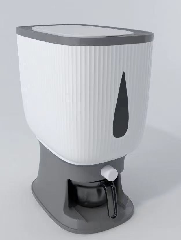 Dispensador Duplo de Cereais e Arroz