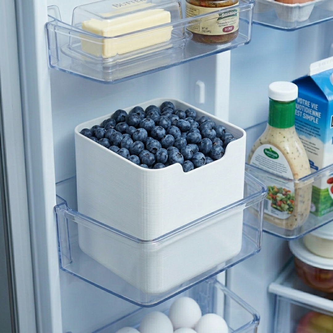 Pote organizador para porta de geladeira e armários, design minimalista
